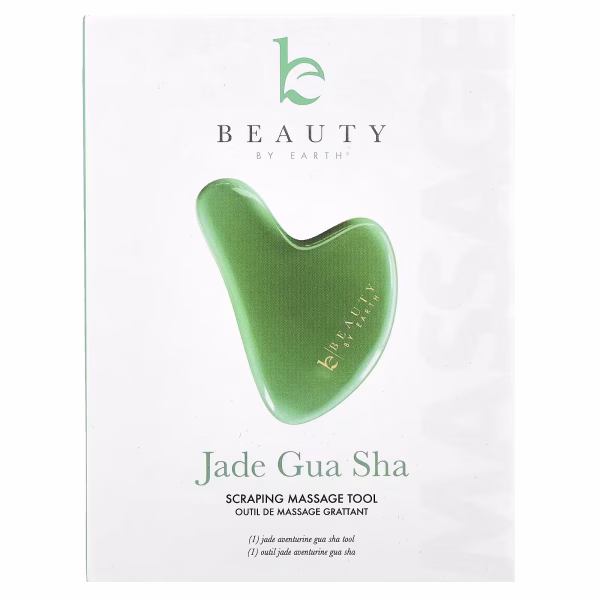 Beauty By Earth, Jade Gua Sha, Scraping Massage Tool, 1 Tool - Image 2