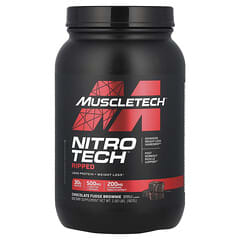 MuscleTech, Nitro-Tech™ Ripped, Lean Protein + Weight Loss, Chocolate Fudge Brownie, 2 lbs (907 g)