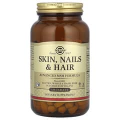 Solgar, Skin, Nails & Hair, Advanced MSM Formula, 120 Tablets